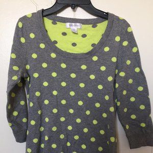 Motherhood Maternity Polka Dot Sweater, Size S